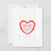 AMOUR 4,25x5,5 Carte Plate (Devant)