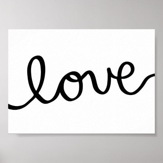 amour - 7x5 pouces - affiche d'art (Devant)