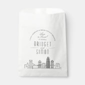 Amour à Charlotte | Sacs de préférence de mariage (Devant)