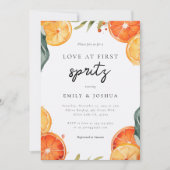 Amour à First Spritz Couples Shower Invitation (Devant)