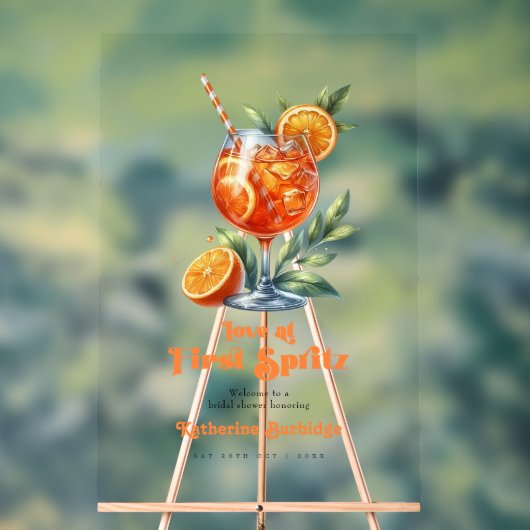 Amour à First Spritz Fête des mariées Bienvenue (Neutre)