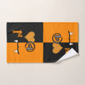 Amour à la première bouchée Halloween (Serviette à main)