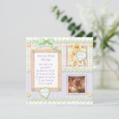 Amour à première vue, Faire-part de naissance d'ag (Debout devant)