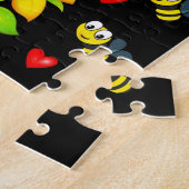 amour abeilles valentines puzzle enfants (Côté)
