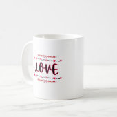 Amour | Aimer le café | Tasses de café | (Devant gauche)