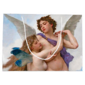 Amour and Psyche, Bouguereau Large Gift Bag Groot Cadeauzakje (Achterkant)