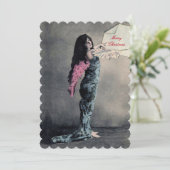 Amour Ange Noël - Invitations / RSVP / Carte (Debout devant)