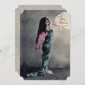 Amour Ange Noël - Invitations / RSVP / Carte (Devant / Derrière)