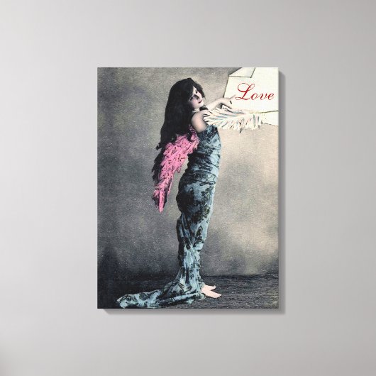 Amour Angel II - 18x24" Toile Emballée (Recto)