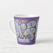Amour Angel Word Art Custom Latte Mug Cup (Angle gauche)