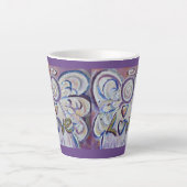 Amour Angel Word Art Custom Latte Mug Cup (Devant)
