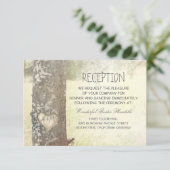 amour arbre campagne mariage Cartes de réception (Debout devant)