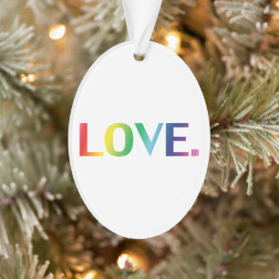 Amour arc-en-ciel couleurs gay pride lgbtq Noël