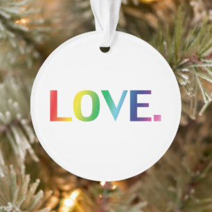 Amour arc-en-ciel couleurs gay pride lgbtq Noël
