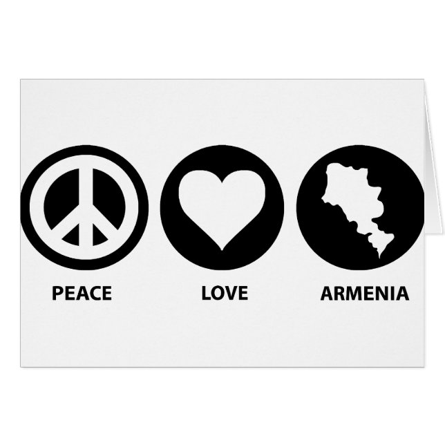 Amour Arménie de paix (Devant horizontal)