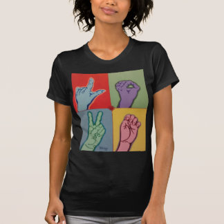 AMOUR ASL pour le T-shirt de femmes