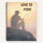 Amour Au Carnet Spiral De Poisson (Devant)