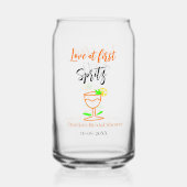 Amour au premier spritz orange noir enterrement de (Verso)