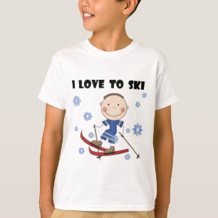 Amour au ski - T-shirts et cadeaux de garçon