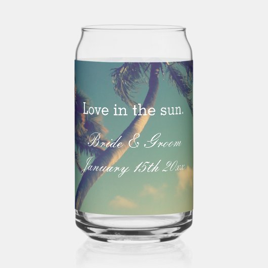 Amour au soleil idyllique plage mariage peut lunet (Recto)