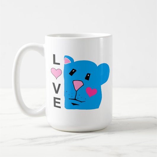 Amour Avec Cute Chipmunk Coffee Mug (Gauche)