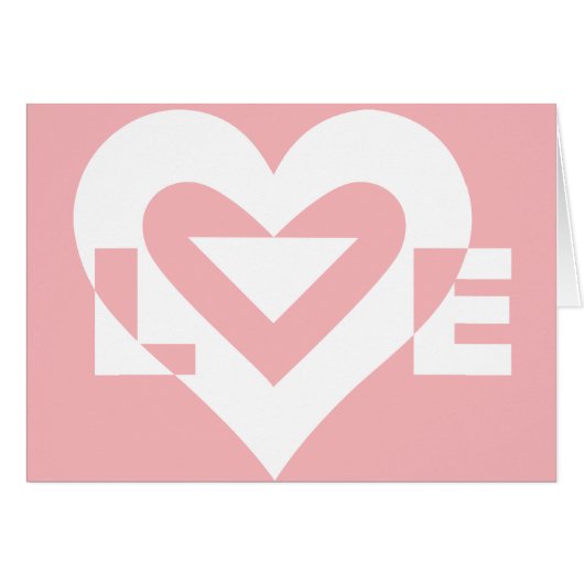 Amour blanc sur rose (Devant horizontal)