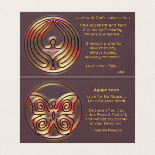 AMOUR BOUCHE BÉE - CARTE DE TÉMOIGNAGE