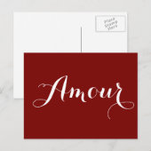 Amour Briefkaart (Voorkant / Achterkant)