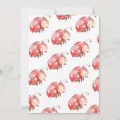 Amour Bug Anniversaire Carte de remerciements (Dos)