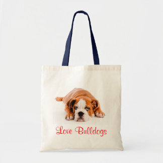 Amour Bulldogs anglais Bulldog Chien de chiots Sac