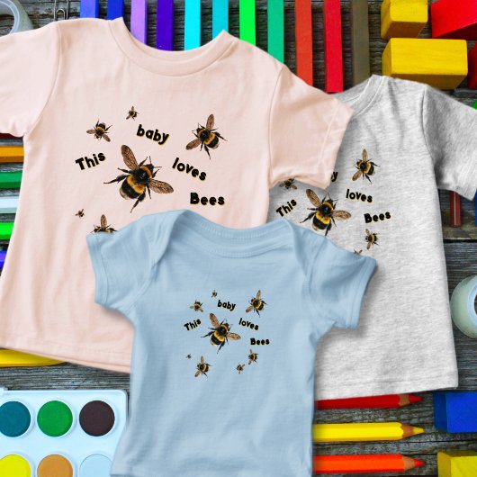 Amour Bumblebees Jeune enfant