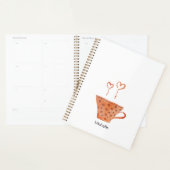 Amour café Mug Aquarelle Monogramme (Devant avec enveloppe)