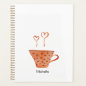 Amour café Mug Aquarelle Monogramme (Devant)