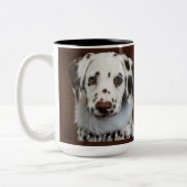 Amour chiot dalmate Mug (Gauche)