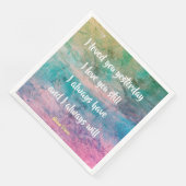 amour citation serviettes en papier DAL (Coin)