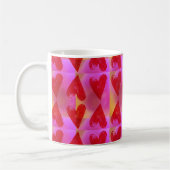Amour Coeur Cosmique Café Mug (Gauche)