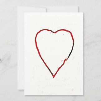 Amour Coeur Invitation / Faire-part