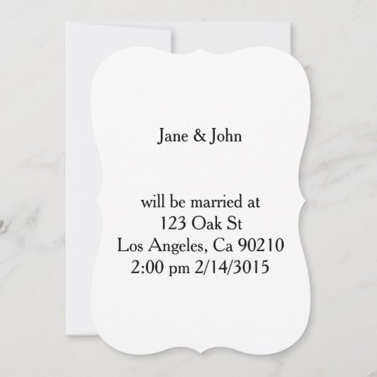 amour coeur neon rose chaud noir invitations maria (Dos)