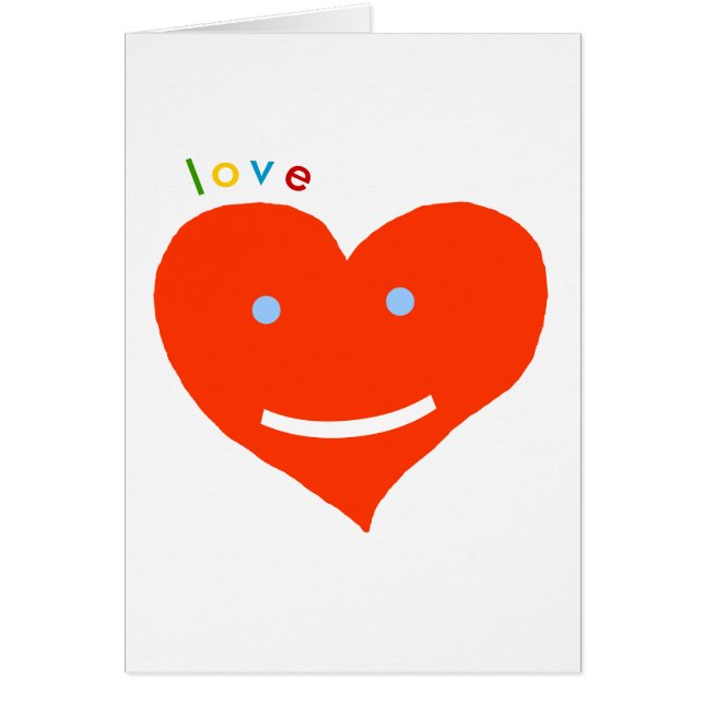 amour coeur rouge - sourire :) (Devant)