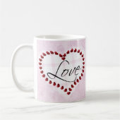 Amour Coeurs bonbons Mug (Gauche)