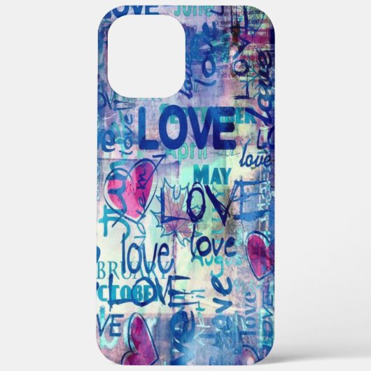 Amour, COEURS, Coque motif-coque iphone (Verso)