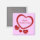 Amour Coeurs Mère's Day Magnet (Recto/Verso)
