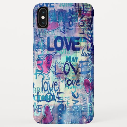 Amour, CŒURS, motif Étui pour iPhone Case-Mate (Dos)