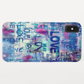 Amour, CŒURS, motif Étui pour iPhone Case-Mate (Dos (Horizontal))