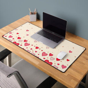 Amour, Coeurs, Valentines, Mariage - Mat de bureau