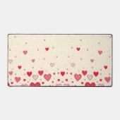 Amour, Coeurs, Valentines, Mariage - Mat de bureau (Recto)