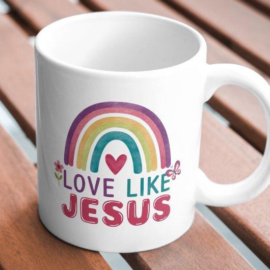 Amour Comme Jésus, La Foi Inspiré Café Mug