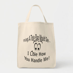 Amour Comment tu me manies Sac fourre-tout