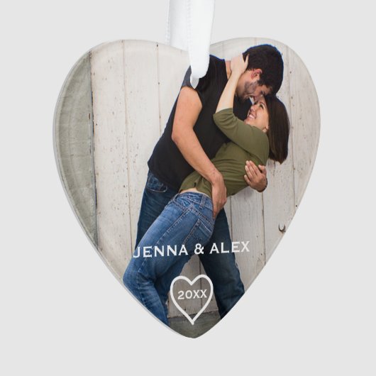 Amour Couple Noël Keepsaké (devant)