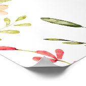 Amour dans Fête des mariées en fleur Affiche de bi (Coin)